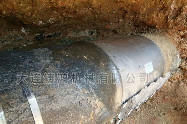 四川煤氣管破裂修復(fù)實例